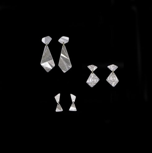 Selection of Geometric Drop Earrings