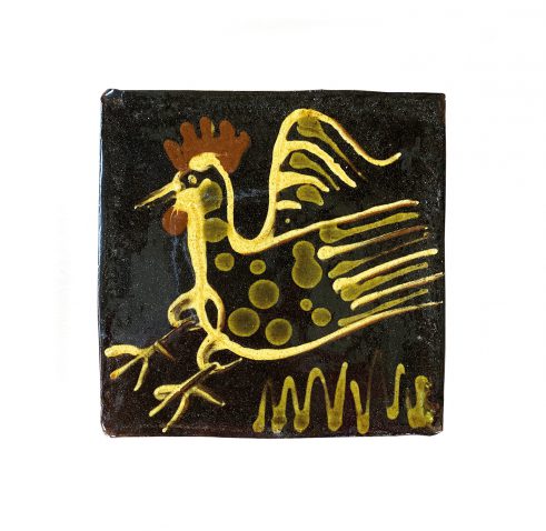 Decorated Tile – Bird