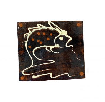Decorated Tile – Fish