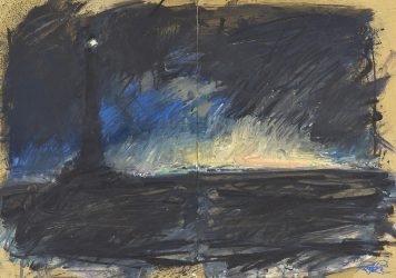 Night Study of Dubh Artach Lighthouse