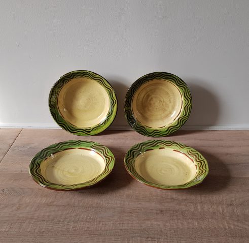 Yellow and Green Pasta Dishes