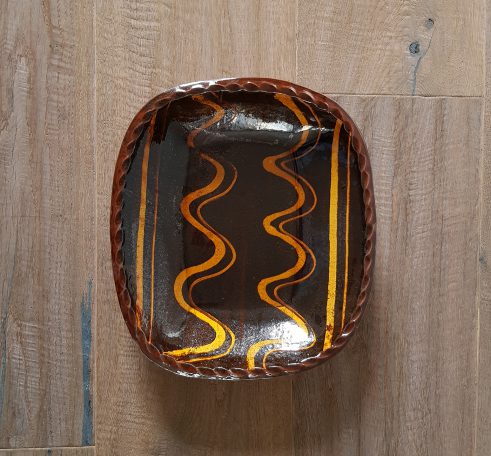 Large Pie Crust Dish