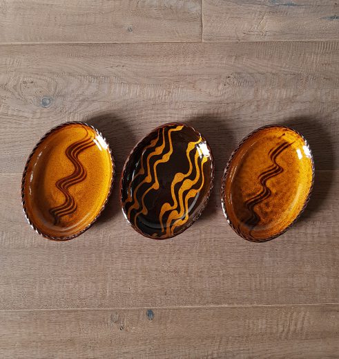 Oval Pie Crust Dishes