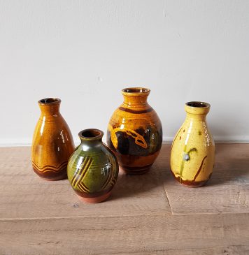 Small Sake Bottles and Small Rounded Vases