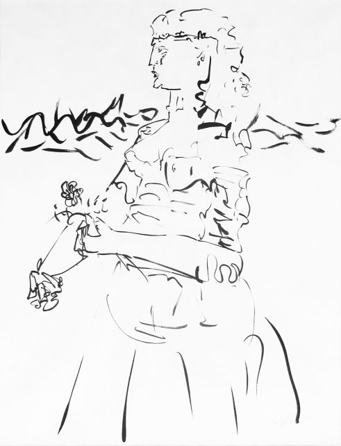 Woman with Flowers