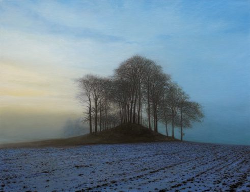 Winter Copse at Dusk