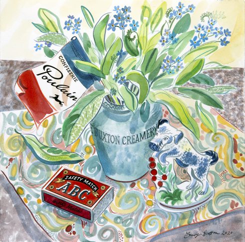 Still Life with Forget-Me-Nots