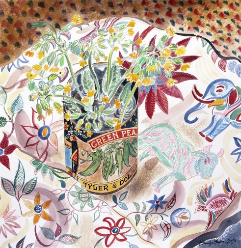 Still Life with Green Peas Can