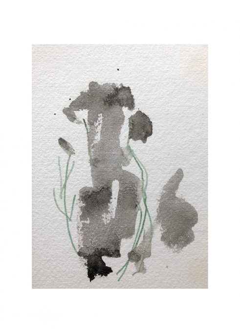 Ink Study with Purple