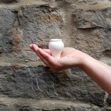 Miniature Pot – Medium (White)