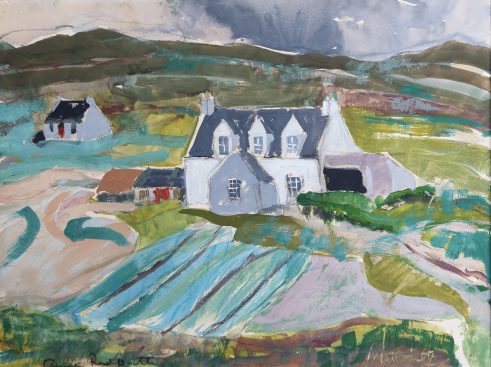 Cottages at Clachanish, Skye