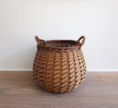 Curved Log Basket