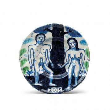 Adam and Eve Plate