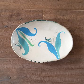 Oval Grasshopper Bowl