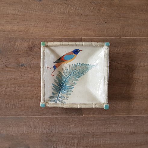 Square Bird Dish