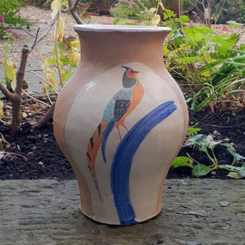 Pheasant Vase