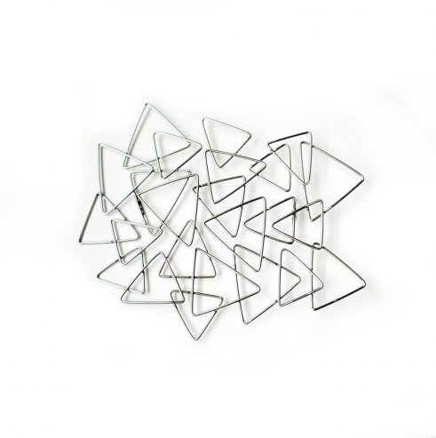 Large Equilateral Triangle Brooch
