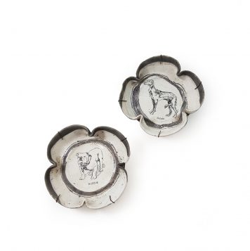 Bulldog Plate & Saluki Plate