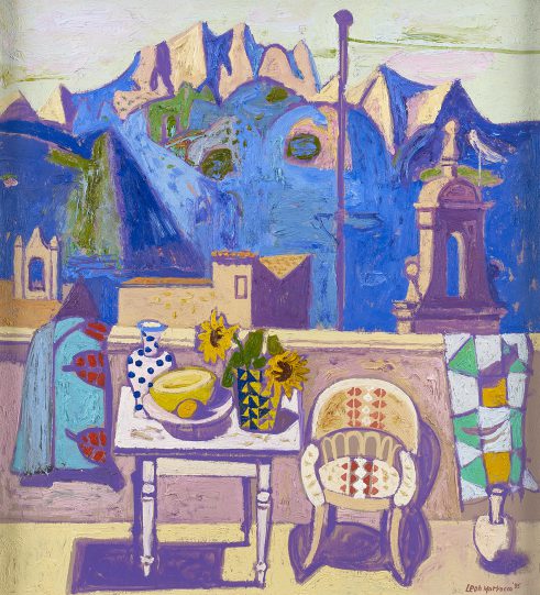 Balcony in Alleghe, Italy