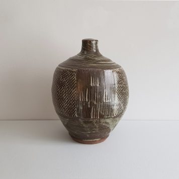 Thrown Paddled Bottle