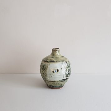 Paddled Thrown Bottle