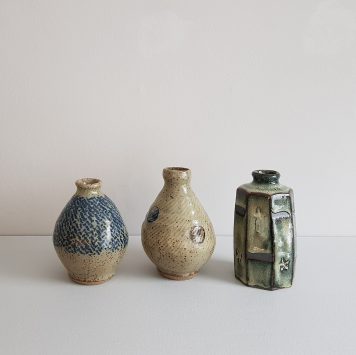 Thrown Vases and Cut Sided Vase