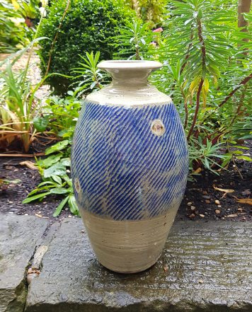 Thrown Paddled Vase