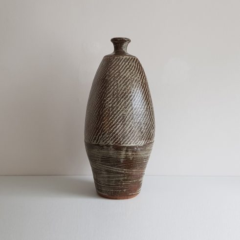 Thrown Paddled Bottle