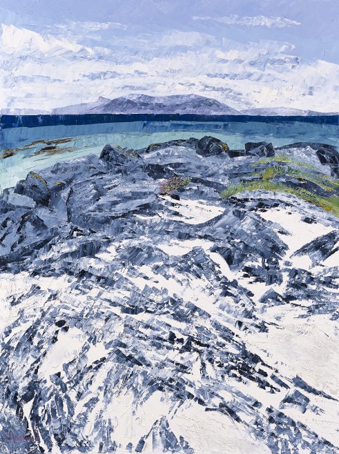 Gribun Cliffs, Mull, from Iona