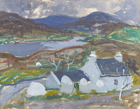 Cottages at Loch Snizort