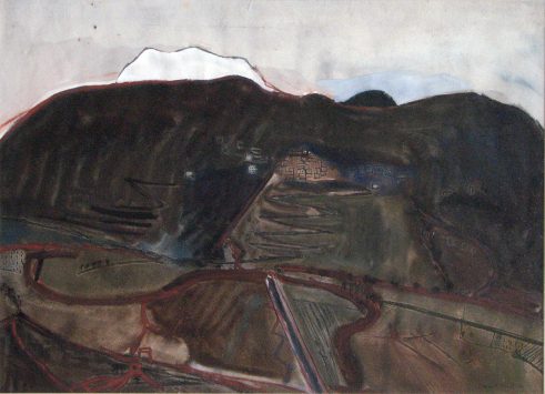 Roviano Across the Valley, Italy