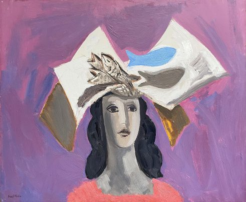 Girl with Fish Hat