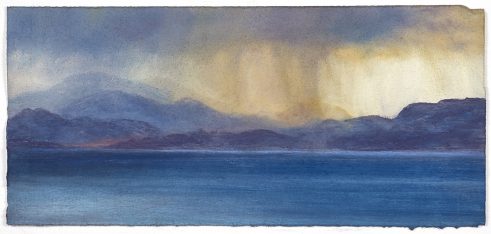 Torrential Rain, A View of Mull from Ardnamurchan