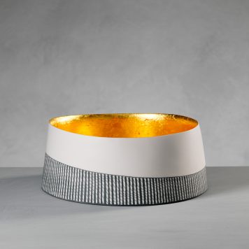 Bowl with 23ct Gold Interior