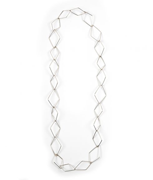 Single Silver Diamond Chain