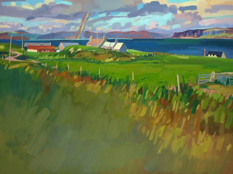 April Showers on Iona