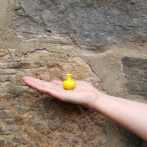 Miniature Pot – Small Yellow