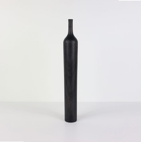 Ebonised Ash Tall Dried Flower Vase #3, Ode to Community Series