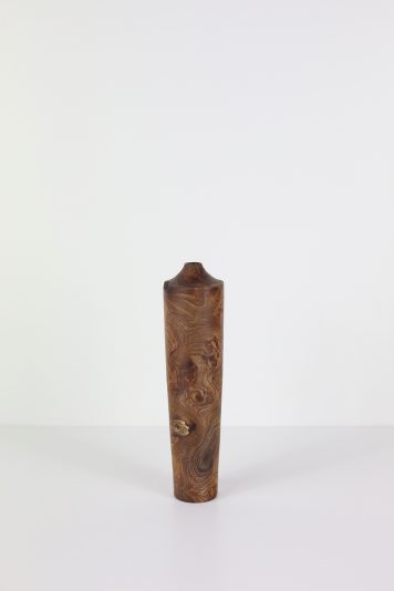 Spalted Elm Burr Dried Flower Vase #9, Ode to Community Series