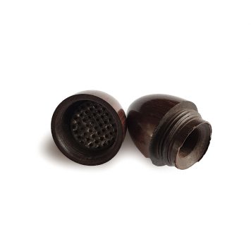 Plain Egg Nutmeg Grater (open)