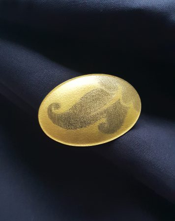 Gold Oval Brooch II