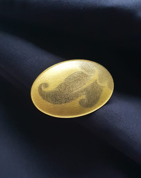 Gold Oval Brooch II
