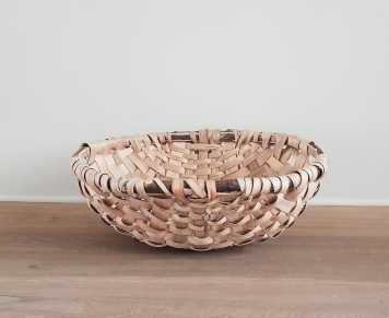Traditional Oak Swill Basket III