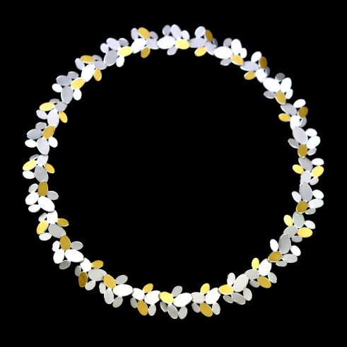 Mixed Ovals Chain Necklace IV