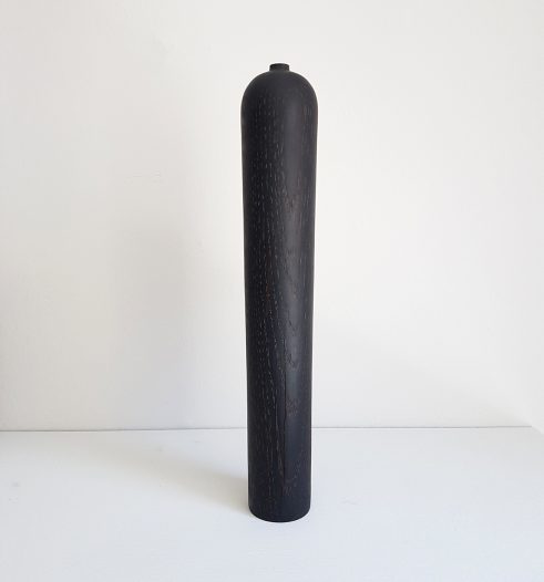Ebonised Oak Dried Flower Vase #7, Ode to Community Series