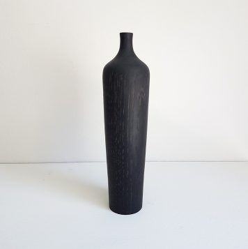 Ebonised Oak Dried Flower Vase #10, Ode to Community Series