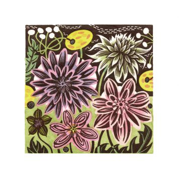 Dahlias and Anemones