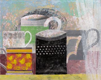 Still Life with Lace (Five Mugs)