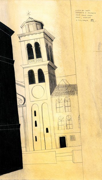 Chiesa dei Santi Gervasio e Protasio from Calle Larga Narni: Venice