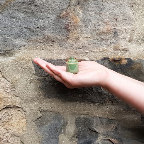 Miniature Pot & Cover – Small